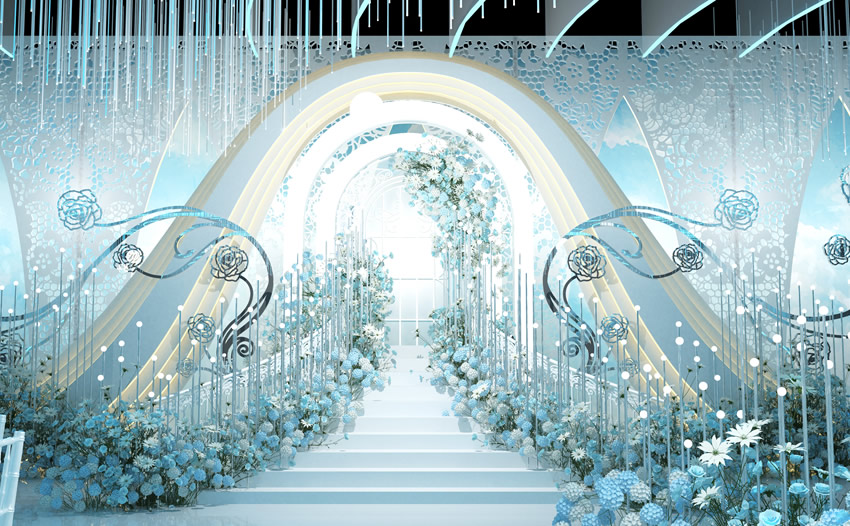 元江釡香烙馍村水晶厅效果展示